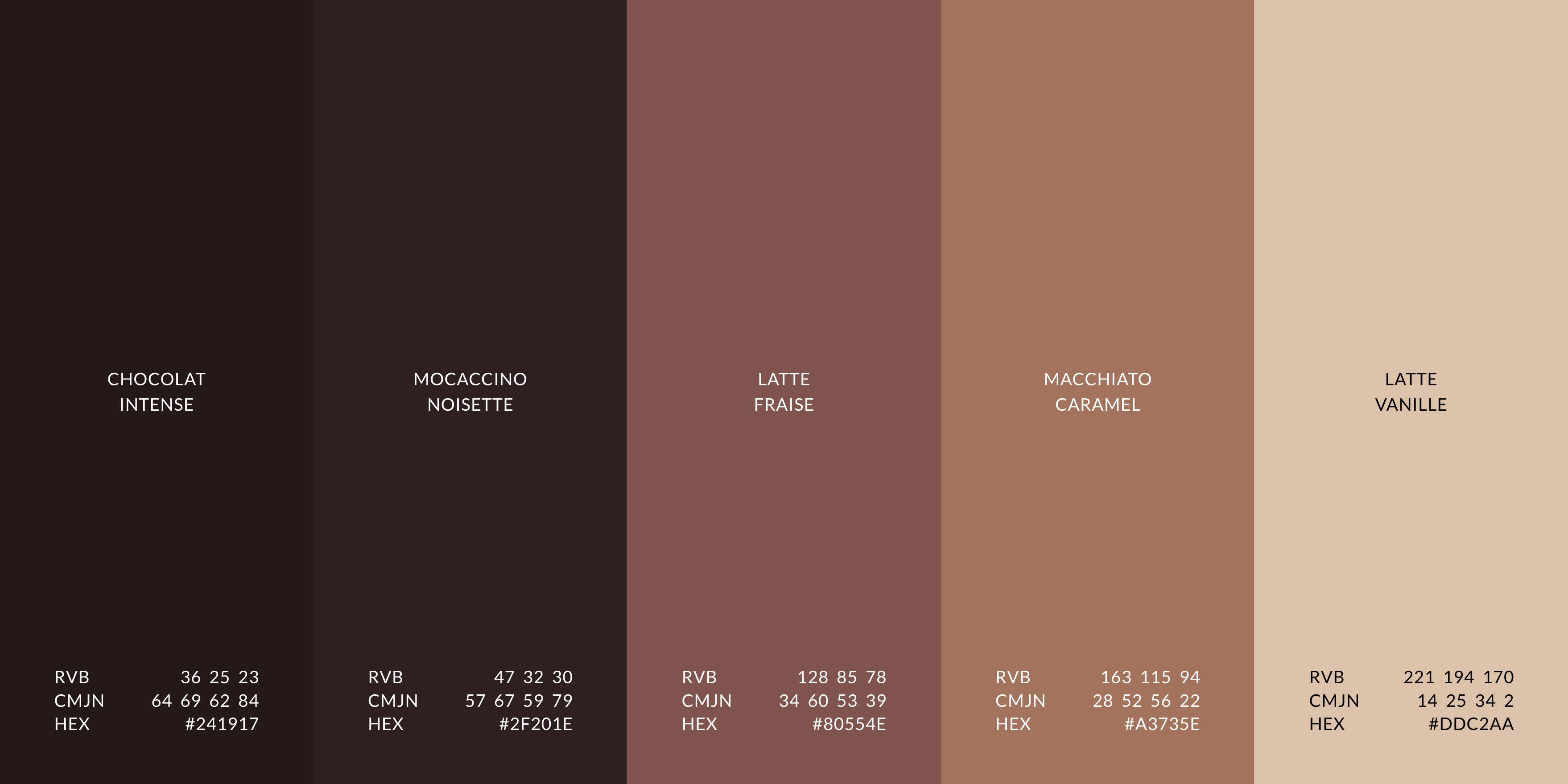 Couleurs - charte