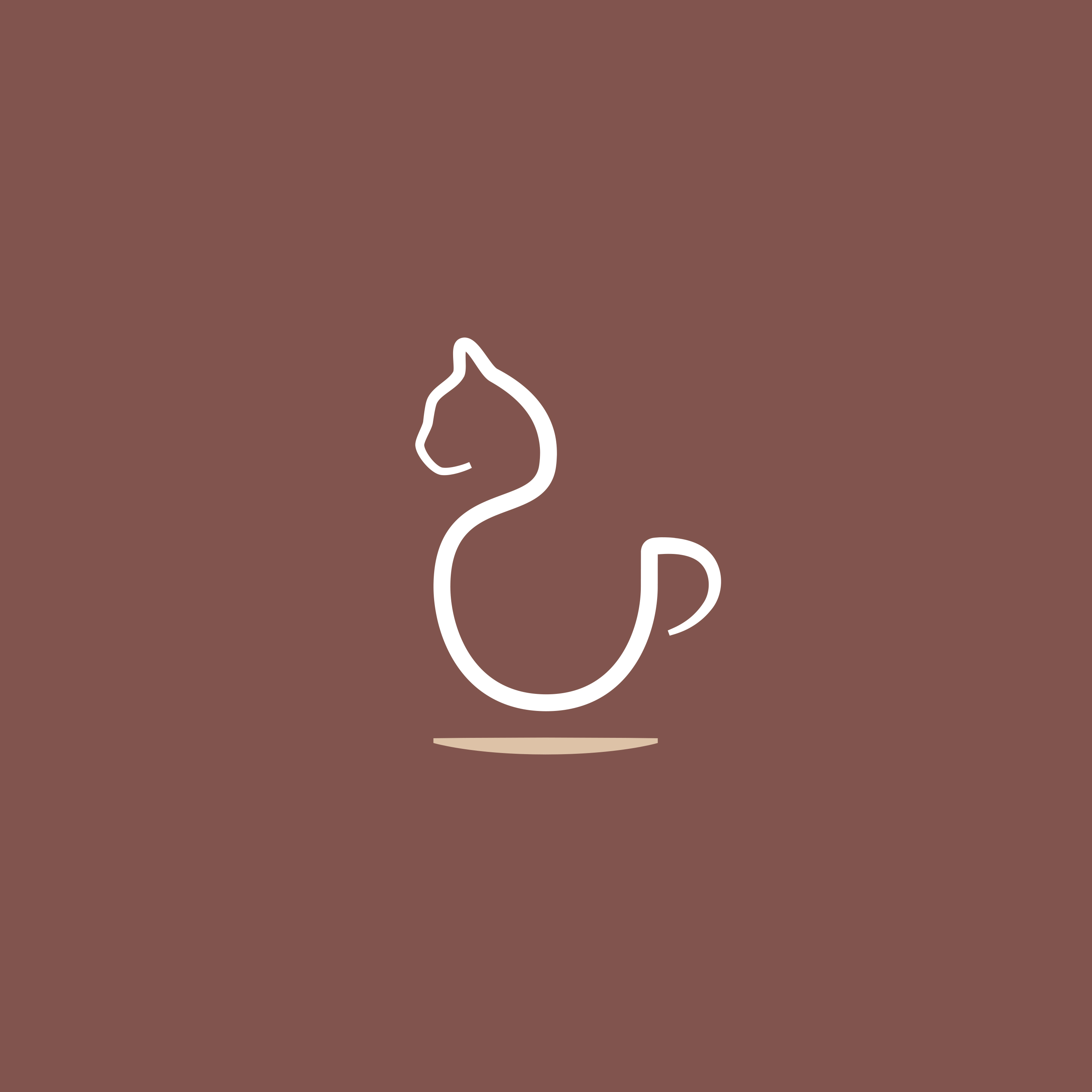 Logo pictogramme sur fond rose